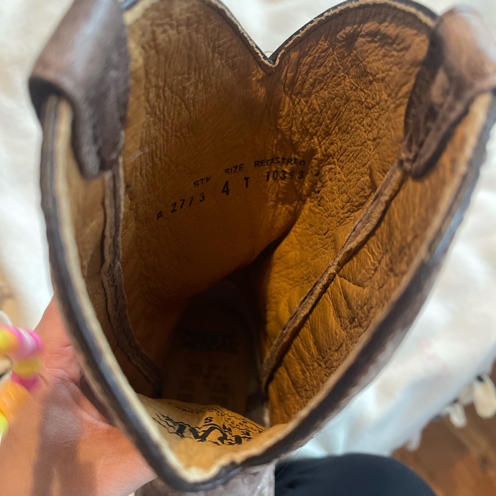 Corral boots big kids size 4